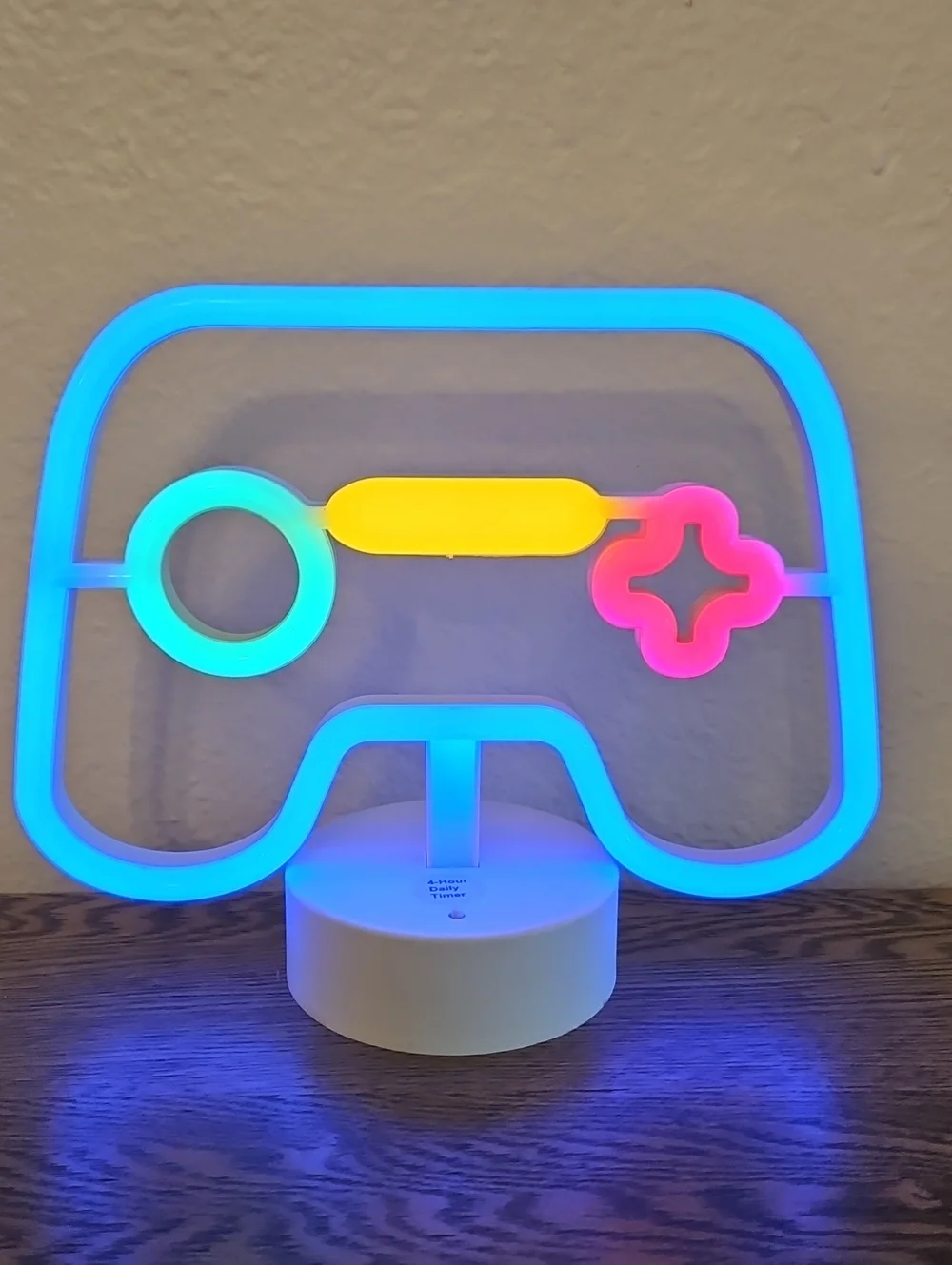 LED Light-Up Game Controller Decor
